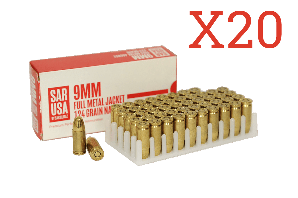 9MM FULL METAL JACKET AMMUNITION