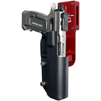 Black Scorpion SAR K-12 Sport Pro Heavy Duty Competition Holster RED - Black