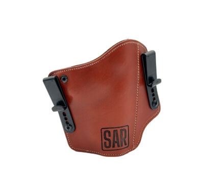 SAR9 Socom Threaded Barrel Leather Holster IWB Red