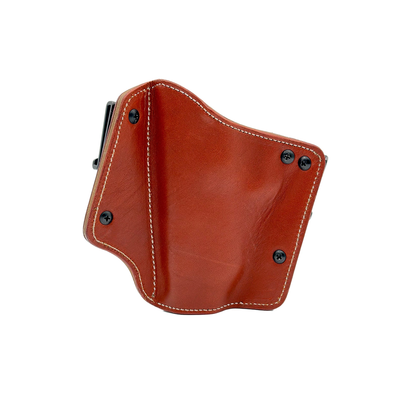 SAR9 Socom Threaded Barrel Leather Holster IWB Red - Image 2
