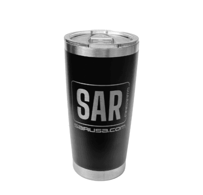 20 oz Stainless Steel Tumbler with Lid Black