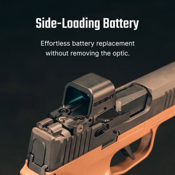 Osight K 6 MOA Red Dot Sight with RMSc Footprint and Side-Loading Battery - Image 8