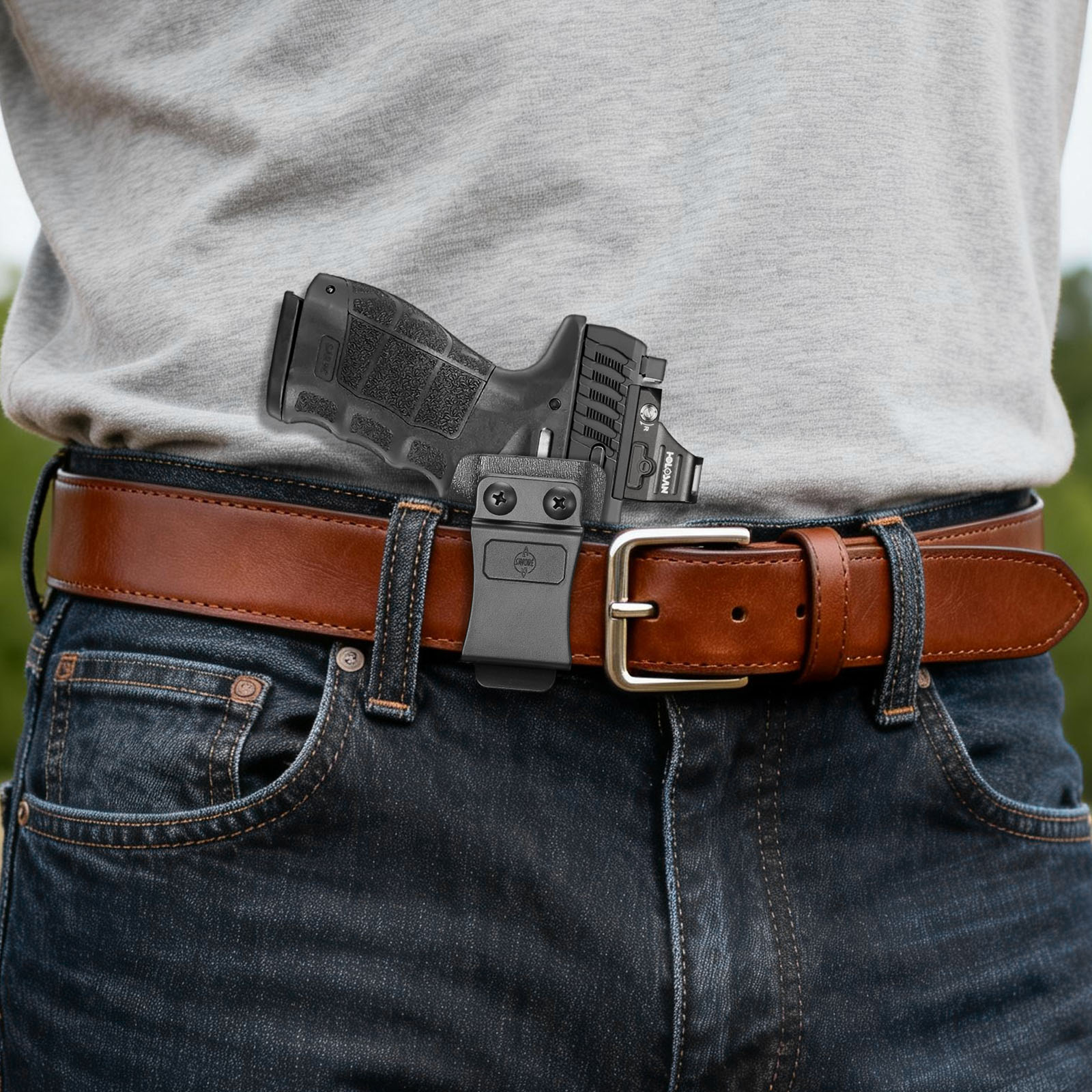 SAR9 Compact SOCOM IWB Holster w/claw Black - Image 4
