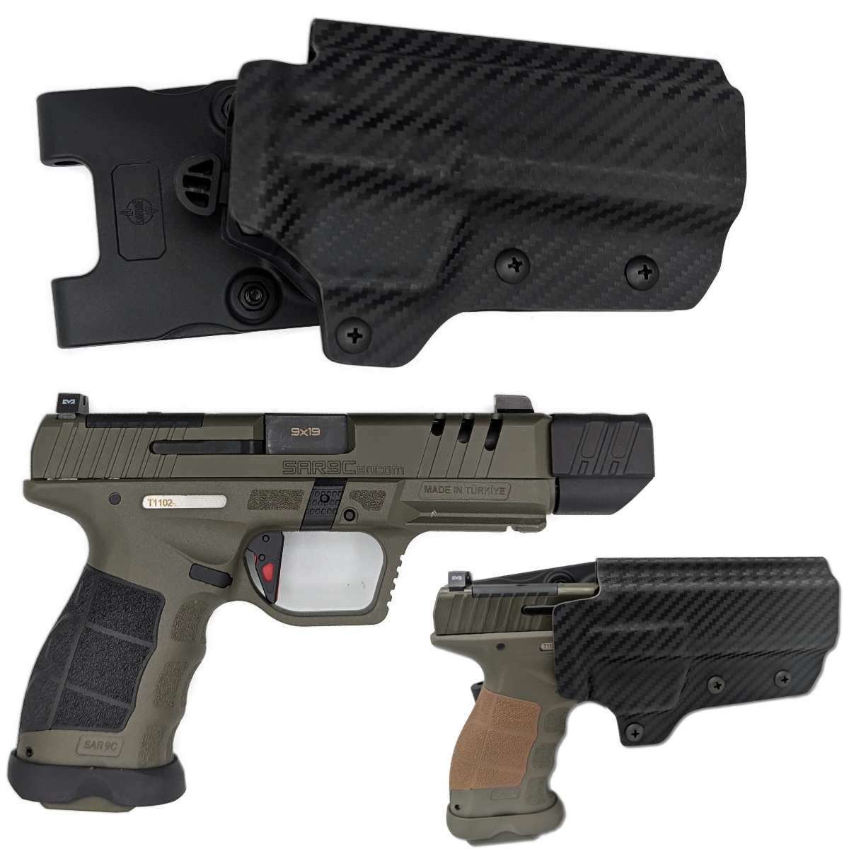 SAR9 SOCOM OWB Holster Carbon Fiber - Image 2